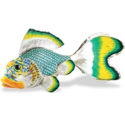Scully & Scully Sterling Silver Enamel Two Tail Fish