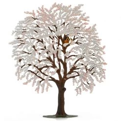 Scully & Scully Pewter Cherry Trees With Birdhouses -Collectibles Sales Store unnamed file 1994