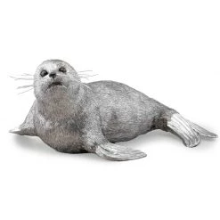 Scully & Scully Sterling Silver Lying Seal