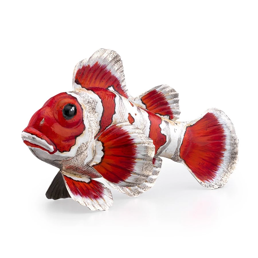 Scully & Scully Sterling Silver Red Clownfish 3 Scully & Scully Sterling Silver Red Clownfish