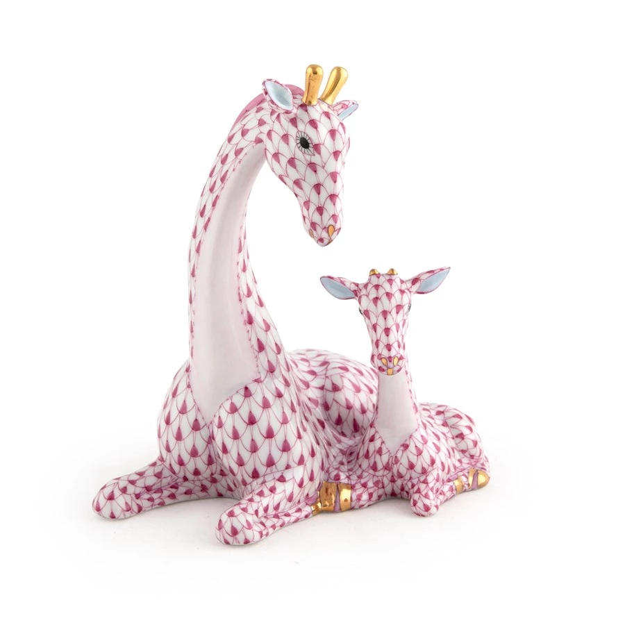 Herend Mother And Baby Giraffe 9 Herend Mother And Baby Giraffe - Image 7