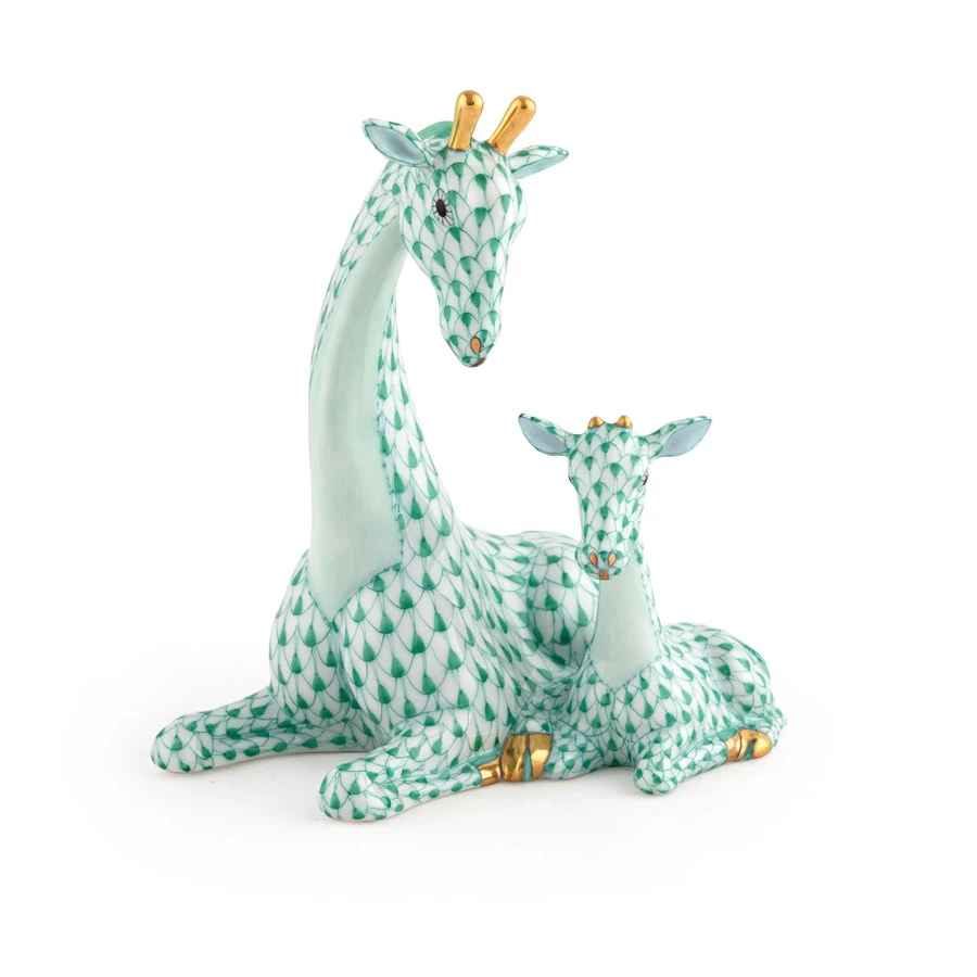 Herend Mother And Baby Giraffe 11 Herend Mother And Baby Giraffe - Image 9