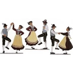 Scully & Scully Pewter Costume Dance Group