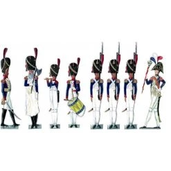Scully & Scully Pewter Grenadier Guard 8-Piece Set