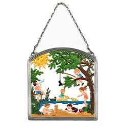 Scully & Scully Pewter Summer Fun Wall Hanging