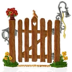 Scully & Scully Pewter Summer Garden Wooden Gate