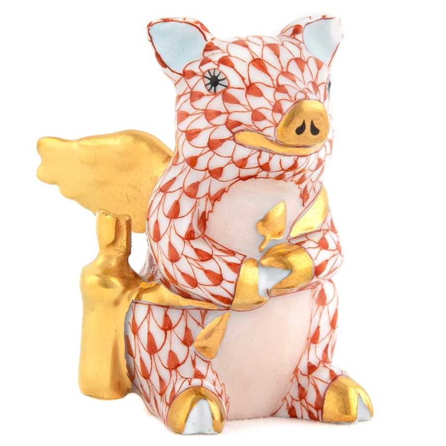 Herend Cupid Piggy 3 Herend Cupid Piggy