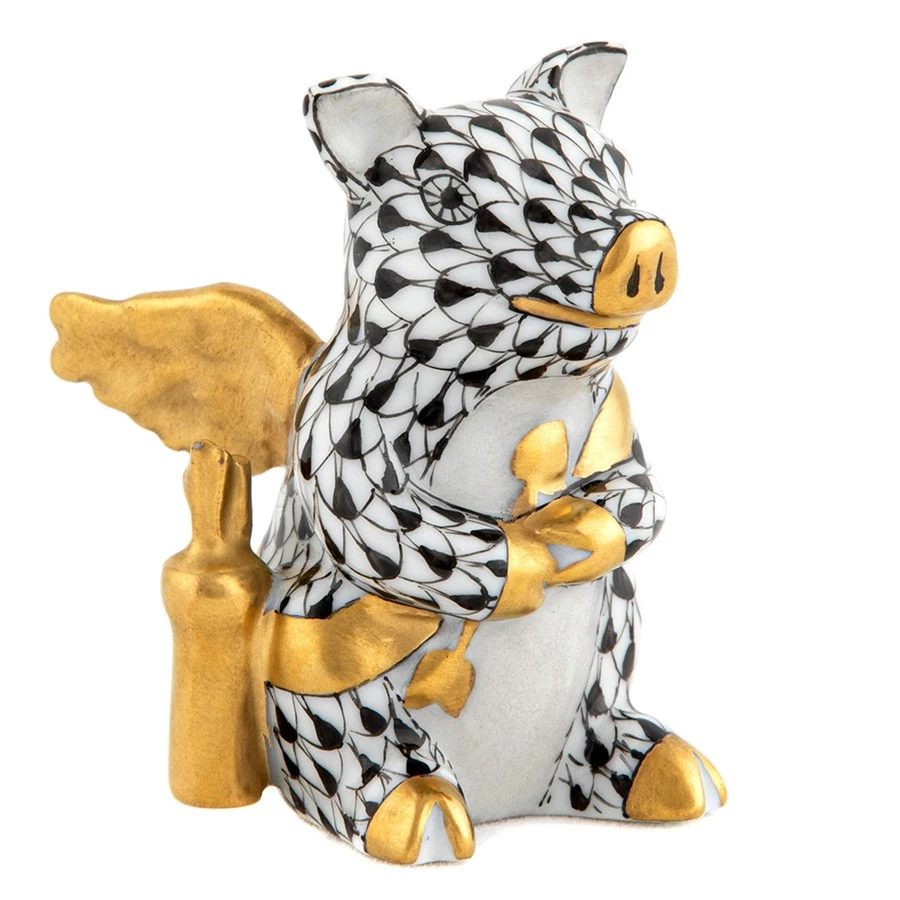 Herend Cupid Piggy 7 Herend Cupid Piggy - Image 5