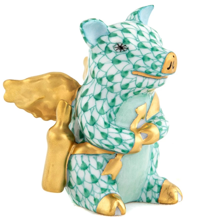 Herend Cupid Piggy 8 Herend Cupid Piggy - Image 6