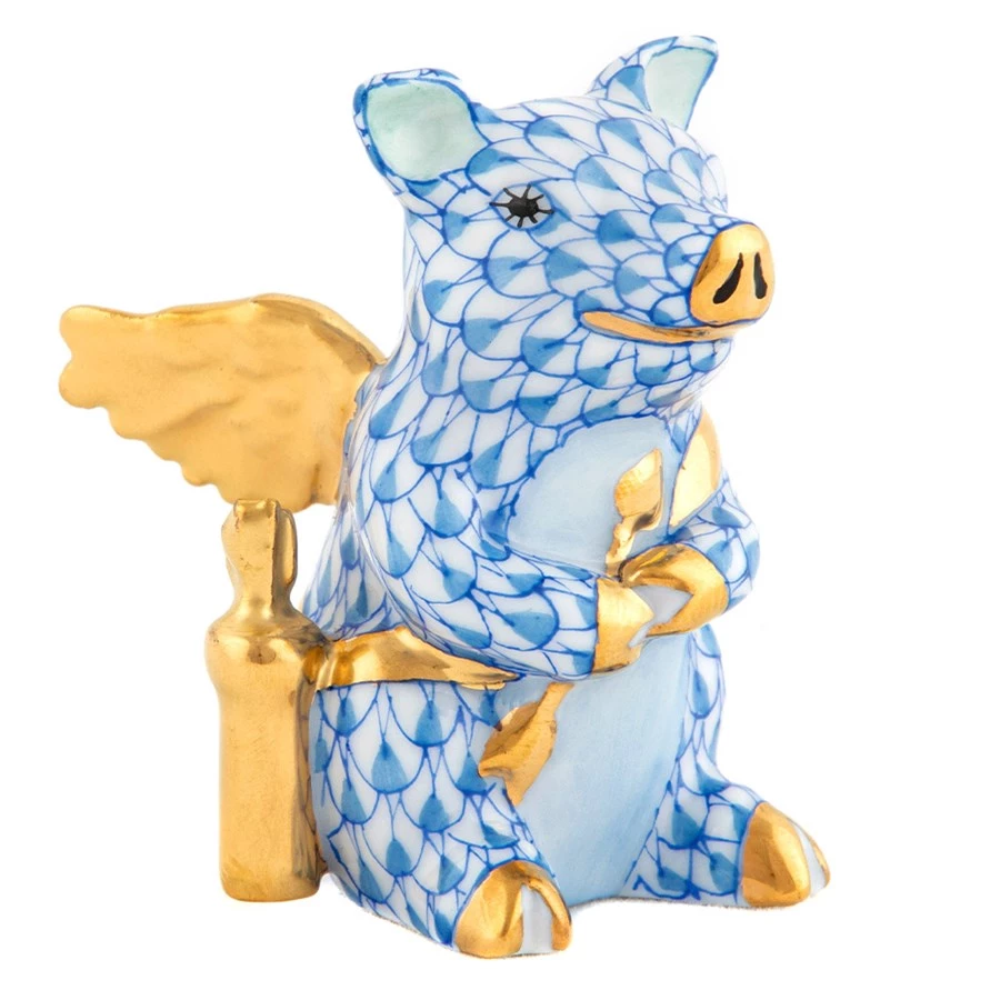 Herend Cupid Piggy 9 Herend Cupid Piggy - Image 7