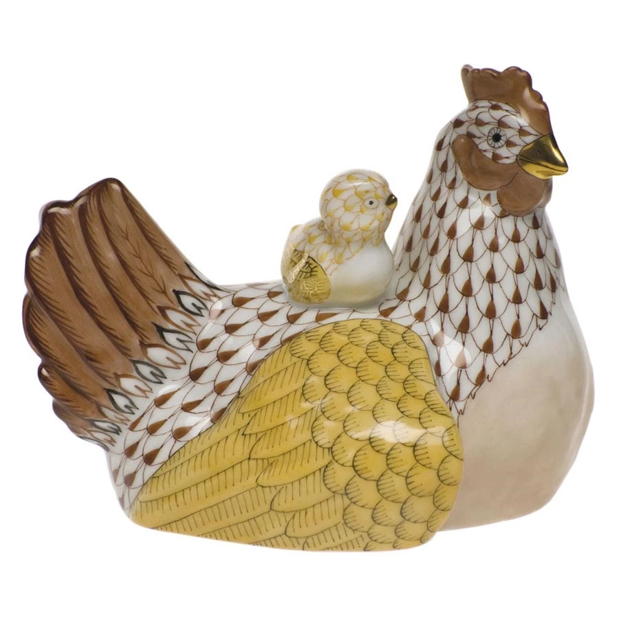 Herend Hen With 2 Chicks 4 Herend Hen With 2 Chicks - Image 2