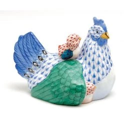 Herend Hen With Chicks