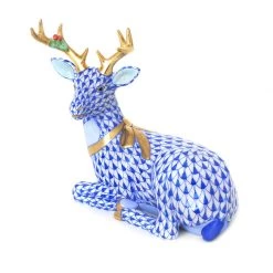 Herend Lying Christmas Deer -Collectibles Sales Store unnamed file 2410
