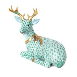 Herend Lying Christmas Deer -Collectibles Sales Store unnamed file 2415