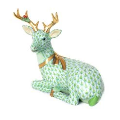 Herend Lying Christmas Deer -Collectibles Sales Store unnamed file 2416