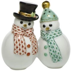 Herend Snowman Couple -Collectibles Sales Store unnamed file 2509