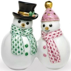 Herend Snowman Couple -Collectibles Sales Store unnamed file 2510