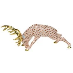 Herend Stag With Leg Out