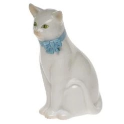 Herend Cat With Bow