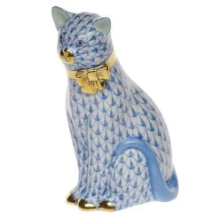 Herend Cat With Bow -Collectibles Sales Store unnamed file 2612