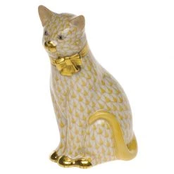 Herend Cat With Bow -Collectibles Sales Store unnamed file 2613