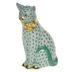 Herend Cat With Bow -Collectibles Sales Store unnamed file 2616