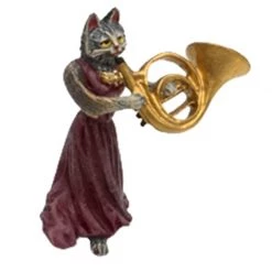 Scully & Scully Austrian Bronze Cat Lady Orchestra -Collectibles Sales Store unnamed file 263