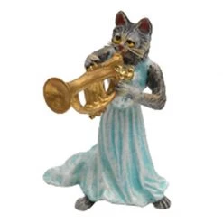 Scully & Scully Austrian Bronze Cat Lady Orchestra -Collectibles Sales Store unnamed file 265