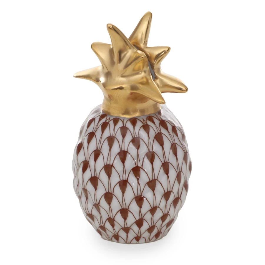 Herend Pineapple Place Card Holder 6 Herend Pineapple Place Card Holder - Image 4