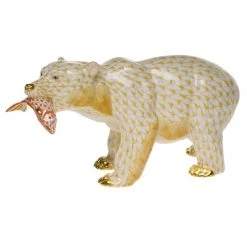 Herend Grizzly Bear With Fish -Collectibles Sales Store unnamed file 277