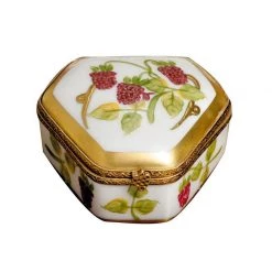 Scully & Scully Raspberry Laure Triangle Limoges Box