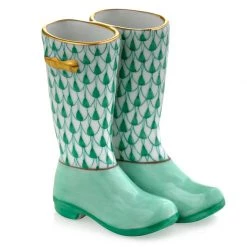 Herend Pair Of Rain Boots -Collectibles Sales Store unnamed file 2910