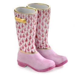 Herend Pair Of Rain Boots -Collectibles Sales Store unnamed file 2912