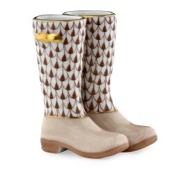 Herend Pair Of Rain Boots -Collectibles Sales Store unnamed file 2915
