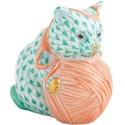 Herend Playful Kitten With Yarn -Collectibles Sales Store unnamed file 2950
