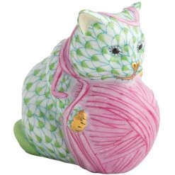 Herend Playful Kitten With Yarn -Collectibles Sales Store unnamed file 2951