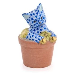 Herend Flower Pot Kitty -Collectibles Sales Store unnamed file 2954