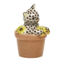 Herend Flower Pot Kitty -Collectibles Sales Store unnamed file 2955