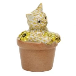 Herend Flower Pot Kitty -Collectibles Sales Store unnamed file 2956