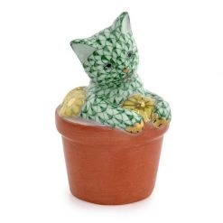 Herend Flower Pot Kitty -Collectibles Sales Store unnamed file 2961