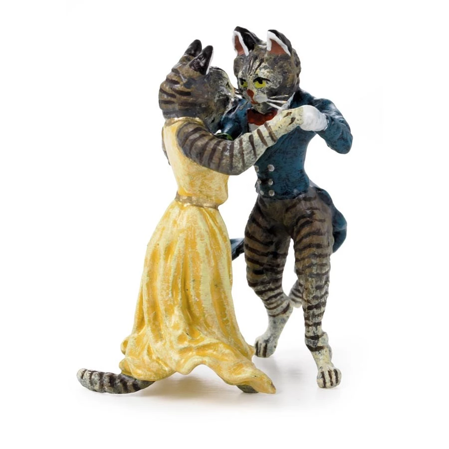 Scully & Scully Austrian Bronze Cat Soiree 4 Scully & Scully Austrian Bronze Cat Soiree - Image 2