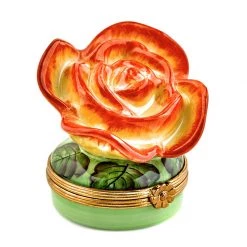 Scully & Scully Large Rose Limoges Box
