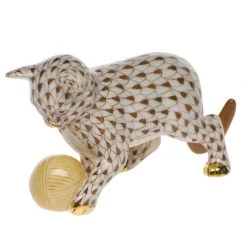 Herend Kitten With Yarn -Collectibles Sales Store unnamed file 3110