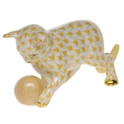 Herend Kitten With Yarn -Collectibles Sales Store unnamed file 3111