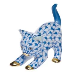 Herend Stretching Kitty -Collectibles Sales Store unnamed file 3119