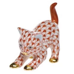Herend Stretching Kitty -Collectibles Sales Store unnamed file 3120