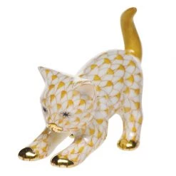 Herend Stretching Kitty -Collectibles Sales Store unnamed file 3121