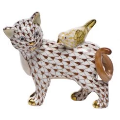 Herend Odd Couple Cat & Bird -Collectibles Sales Store unnamed file 3164