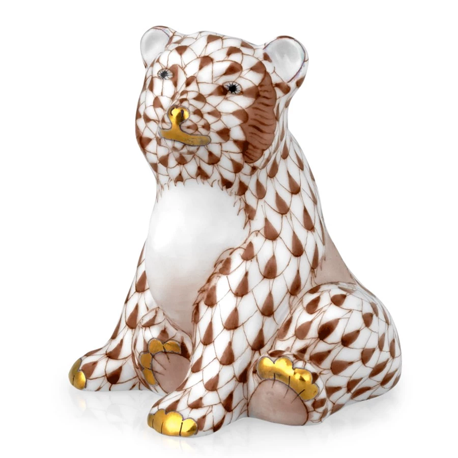 Herend Sitting Bear Cub 8 Herend Sitting Bear Cub - Image 6