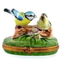 Scully & Scully Bird Couple Limoges Box